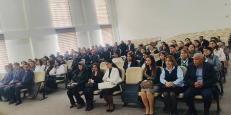 Ucar rayonunda ümumtəhsil müəssisələrinin rəhbərləri ilə görüş keçirilmişdir