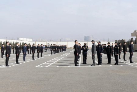 Vilayət Eyvazov Bakıda sıra baxışı keçirdi