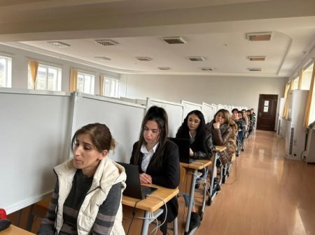 Psixoloq, laborant, mühasib və kargüzar vəzifələrinə işə qəbul üzrə müsabiqənin test imtahan mərhələsi keçirilib