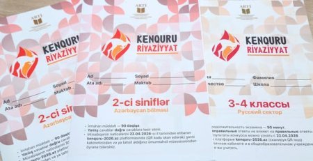 Kenquru Beynəlxalq Riyaziyyat Müsabiqəsinin ilk mərhələsi keçirilib