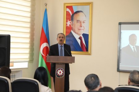 Bitki Mühafizə və Texniki Bitkilər ETİ-də Ulu Öndər Heydər Əliyevin 103-cü ildönümünə həsr olunmuş tədbir keçirilib
