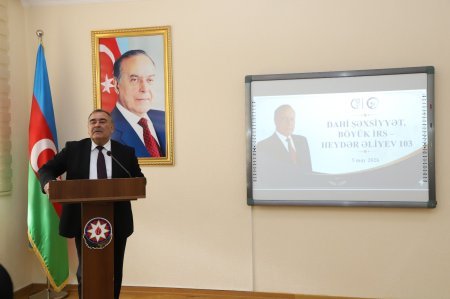 Bitki Mühafizə və Texniki Bitkilər ETİ-də Ulu Öndər Heydər Əliyevin 103-cü ildönümünə həsr olunmuş tədbir keçirilib