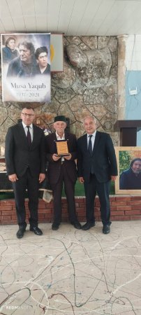 Xalq Şairi Musa Yaqubun 89, ibtidai sinif müəllimi Rza Mahmudovun 90 illik yubiley tədbiri keçirildi