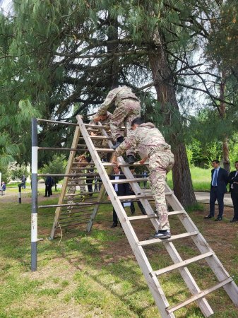 “Şahin” hərbi-idman oyununun zona birinciliyi keçirilmişdir