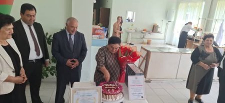 Heydərova Akifə Sabir qızının çalışmanın son yaş həddi 65 yubiley yaşının tamam olması münasibətilə tədbir keçirildi