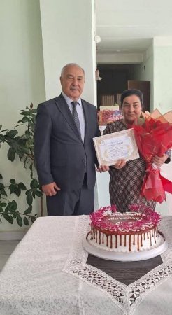 Heydərova Akifə Sabir qızının 65 yubiley yaşının tamam olması münasibətilə tədbir keçirildi