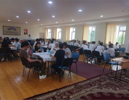“Şəhərsalma və Memarlıq İli”nə həsr olunmuş intellektual yarışın zona mərhələsi keçirilib