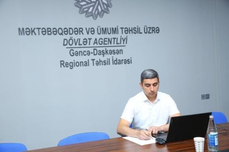 Gəncə-Daşkəsən Regional Təhsil İdarəsinin Mərkəzləşdirilmiş mühasibatlığının Təsərrüfat istismar qrupunun rəhbəri vəzifəsinə işə qəbul müsabiqəsinin müsahibə mərhələsi keçirilib