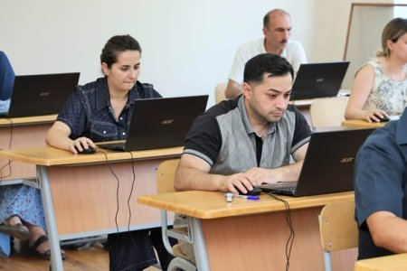 Müəllimlərin işə qəbulu üzrə müsabiqənin test imtahanı mərhələsi yekunlaşıb