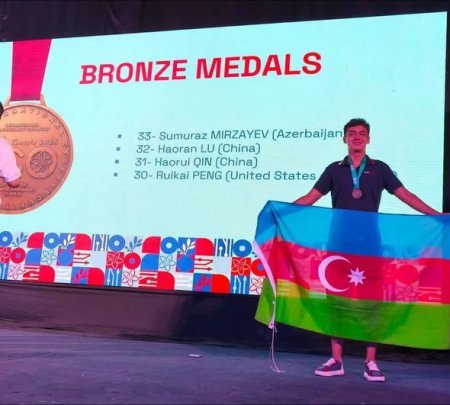 Şagirdimiz Beynəlxalq Kibertəhlükəsizlik Olimpiadasında bürünc medal qazandı