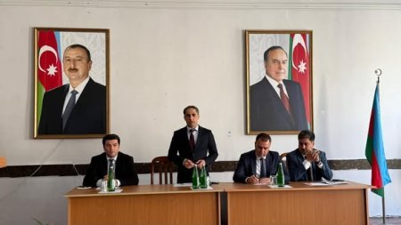 Ağsu rayonu üzrə ümumi təhsil müəssisələrinin direktorlarının hesabat dinləmələri keçirilib