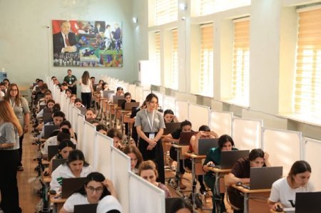 Müəllimlərin işə qəbulu üzrə müsabiqənin test imtahanı mərhələsinə başlanılıb