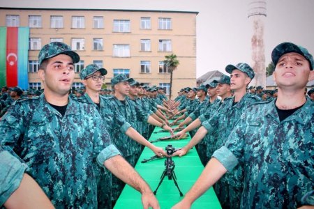DSX-də gənc əsgərlərin andiçmə mərasimi keçirildi