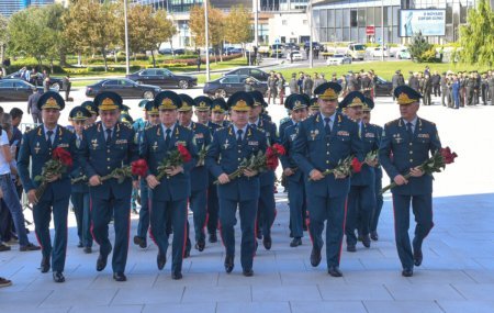 Sərhədçilər Anım Günündə şəhidlərimizin xatirəsini ehtiramla yad etdilər