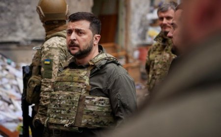 Zelenski cəbhə xəttinə getdi, xalqa müraciət etdi