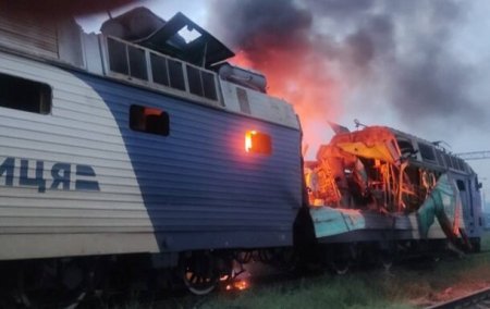 Ukrayna müharibə başlayandan lokomotiv parkının 17%-ni itirib